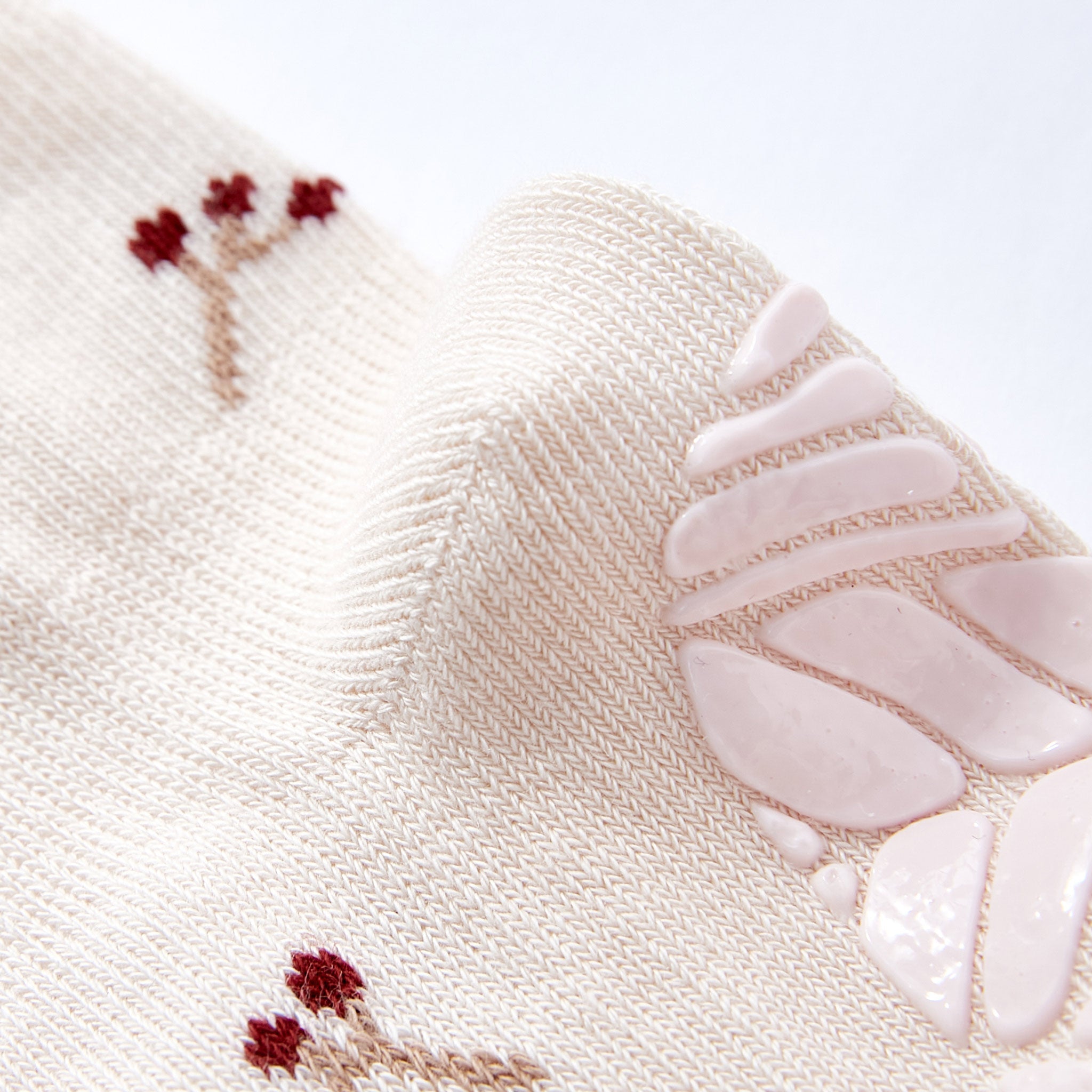 Organic- 4 Pairs of Stay-On Baby & Toddler Non-Slip Socks