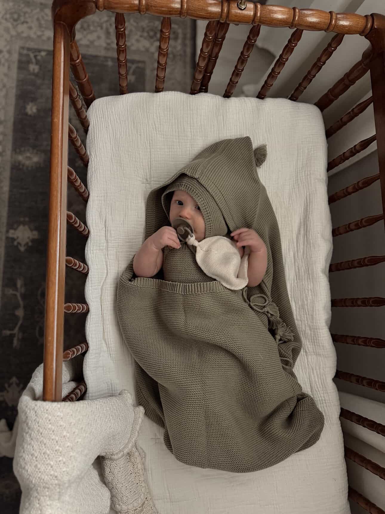 Knit Bunting | Olive