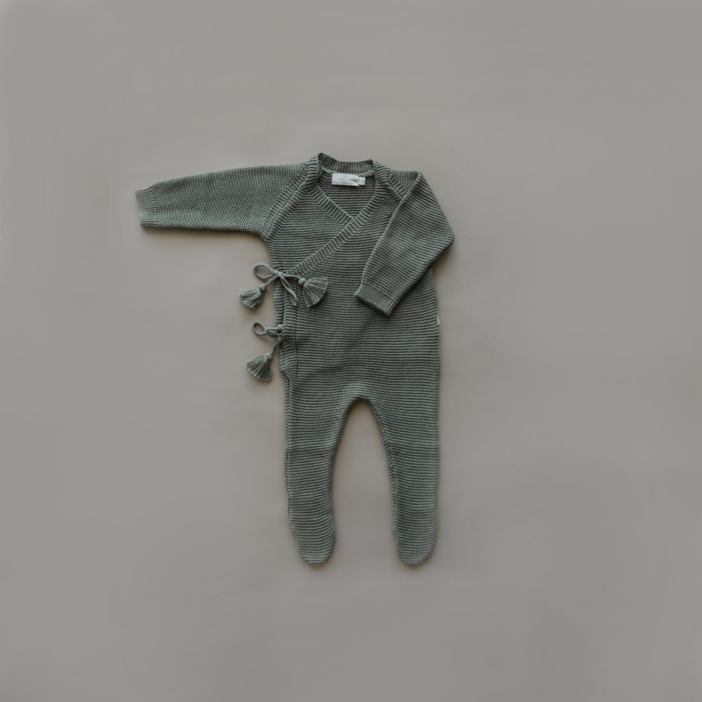 Knit Bundle | Bonnet & Jumpsuit | Olive