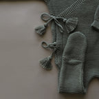 Knit Bundle | Bonnet & Jumpsuit | Olive