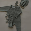 Knit Bundle | Bonnet & Jumpsuit | Olive