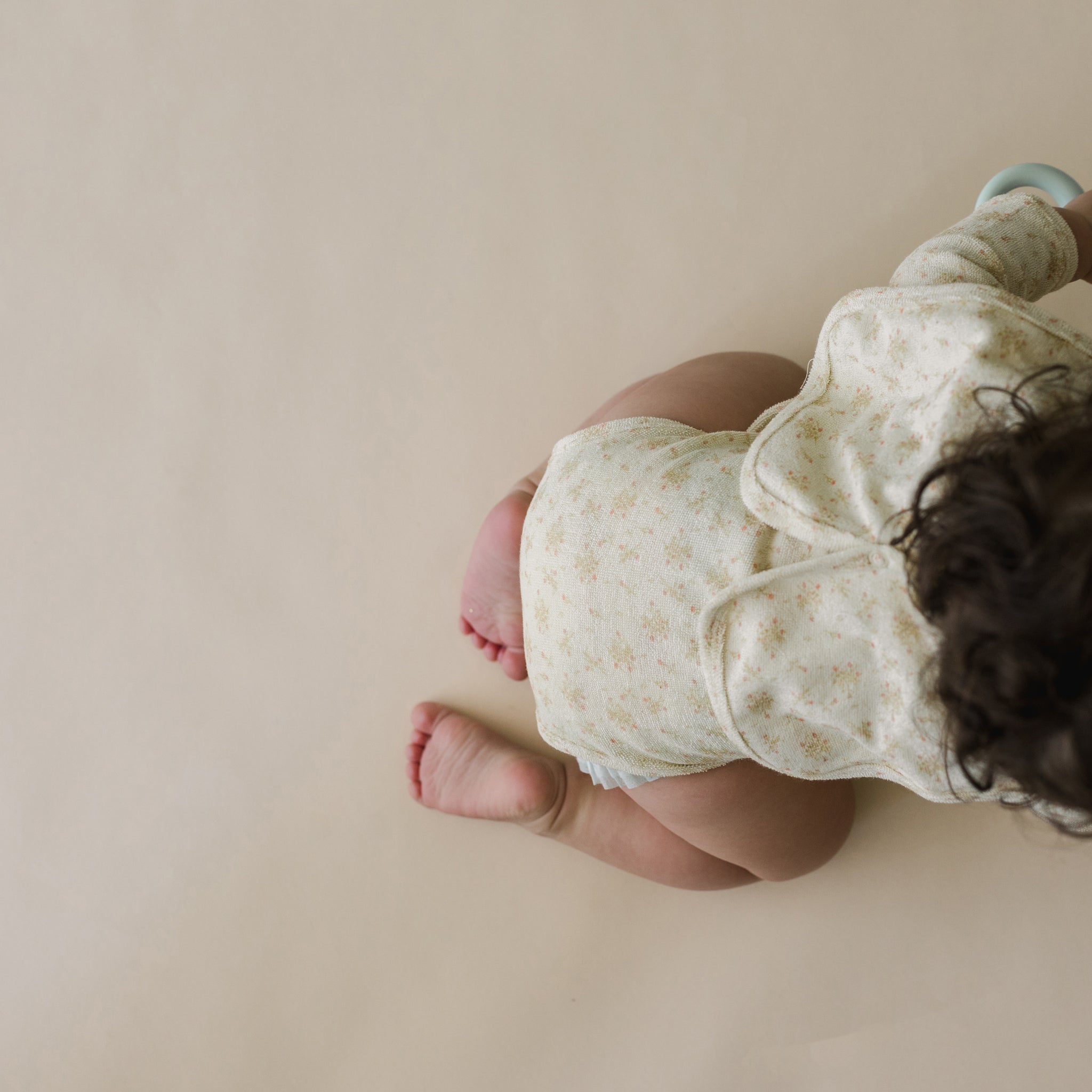 Terry Front flap Onesie | Flora