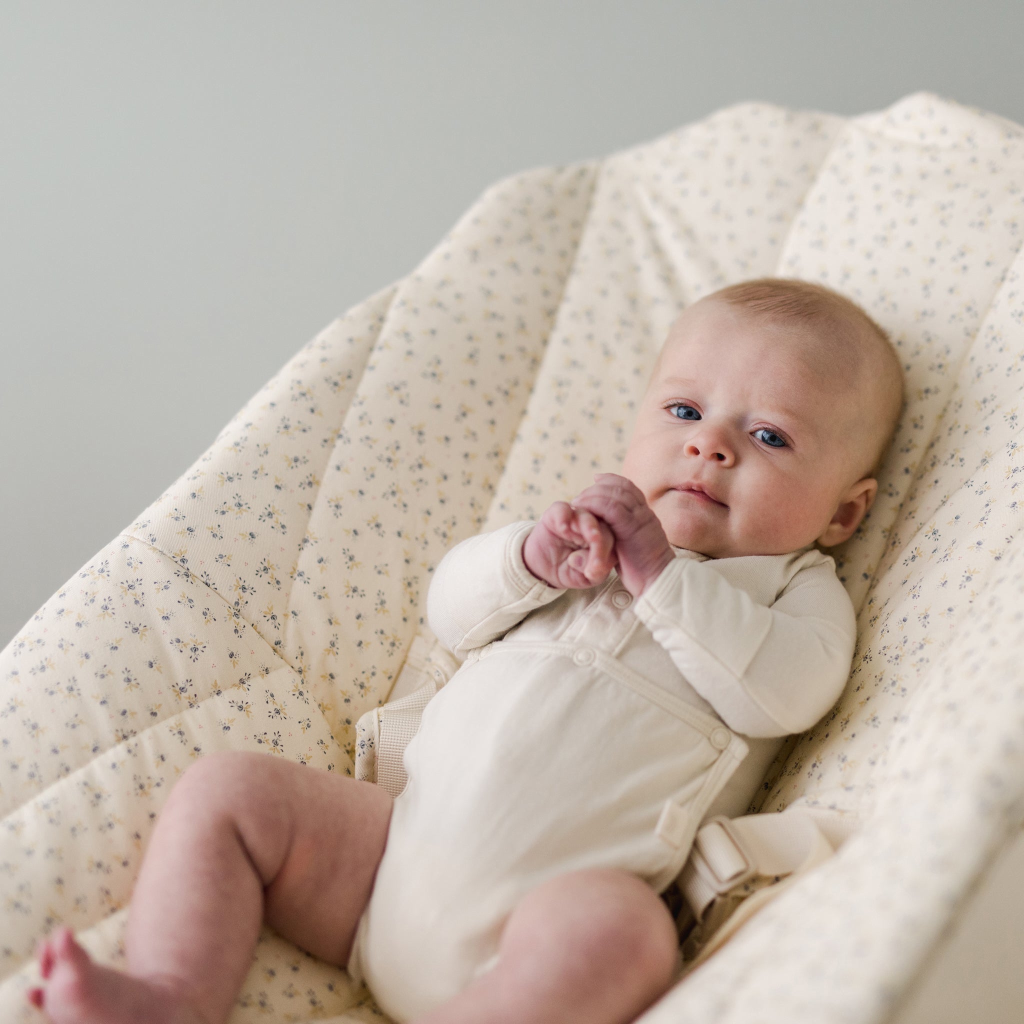 Cotton Front flap Onesie | Natural