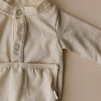 Cotton Front flap Onesie | Stripe