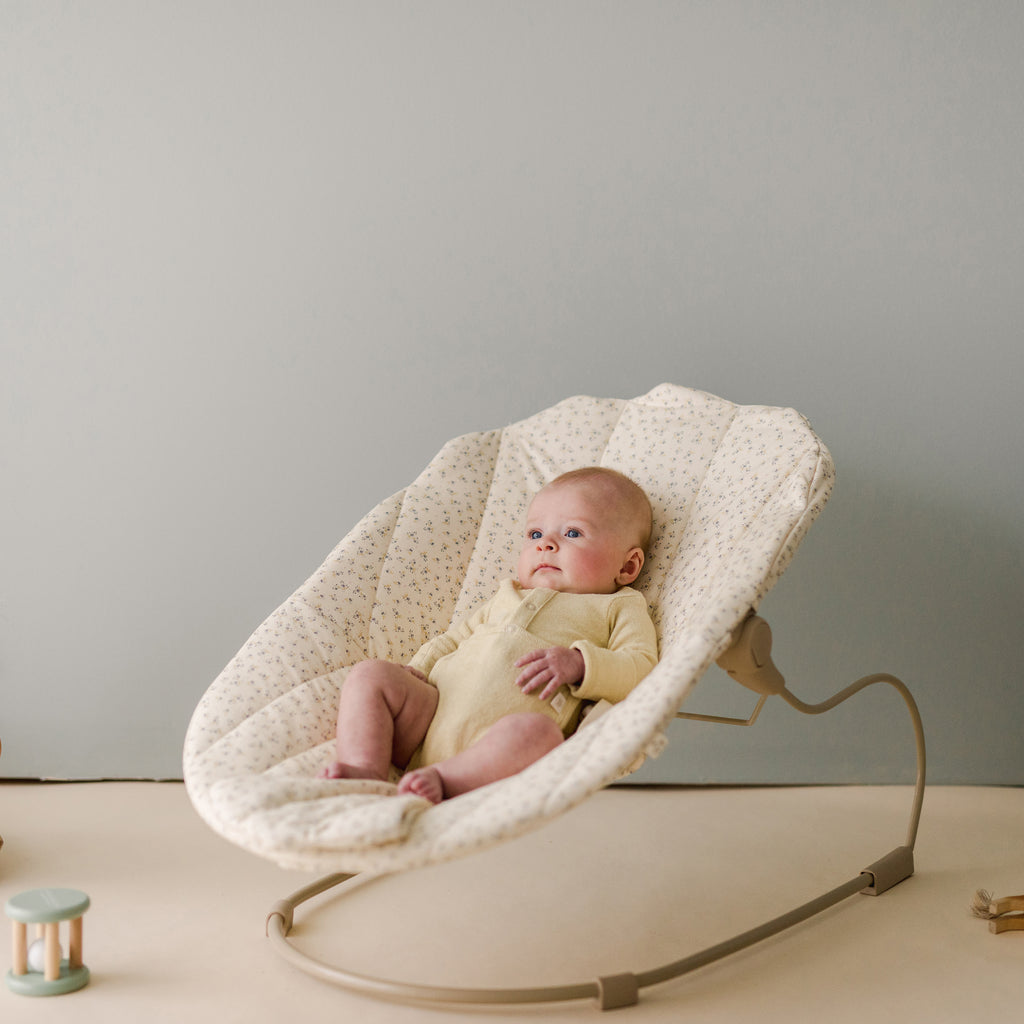 Terry Front flap Onesie | Buttercream