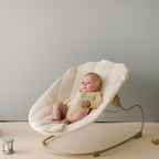 Terry Front flap Onesie | Buttercream