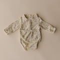 Terry Front flap Onesie | Flora