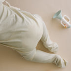 Cotton Footed Kimono  | Stripe