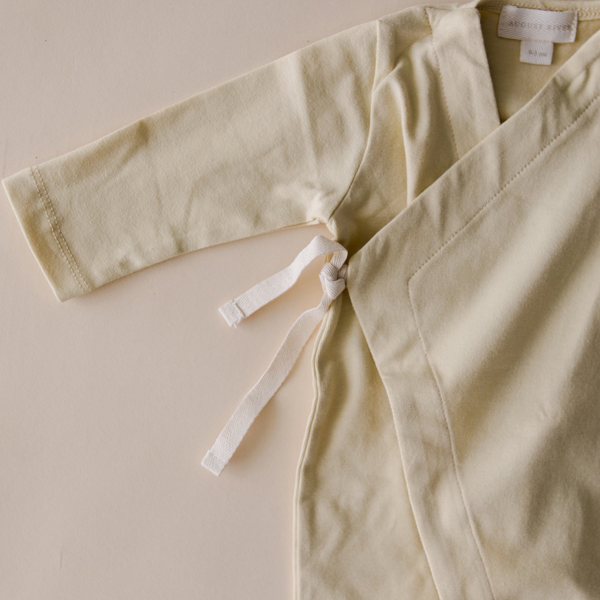 Cotton Footed Kimono  | Buttercream