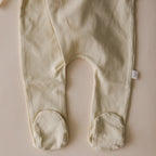 Cotton Footed Kimono  | Buttercream