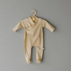 Cotton Footed Kimono  | Buttercream