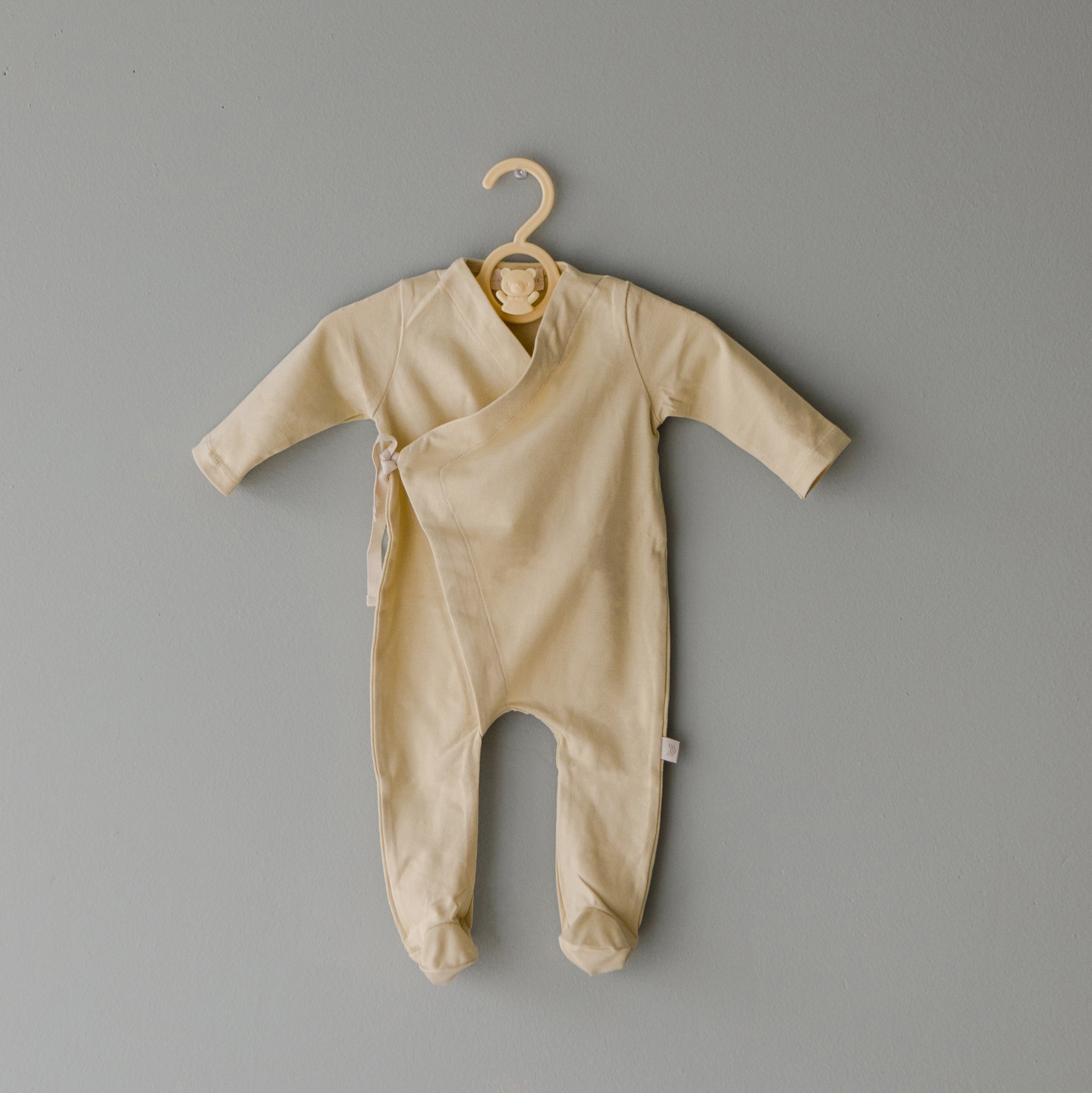 Cotton Footed Kimono  | Buttercream