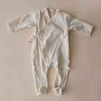 Cotton Footed Kimono  | Natural