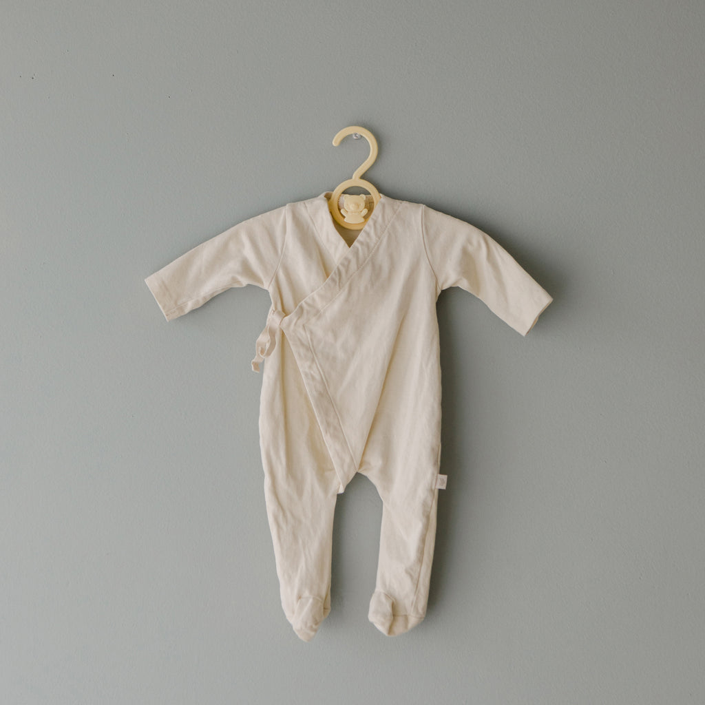 Cotton Footed Kimono  | Natural