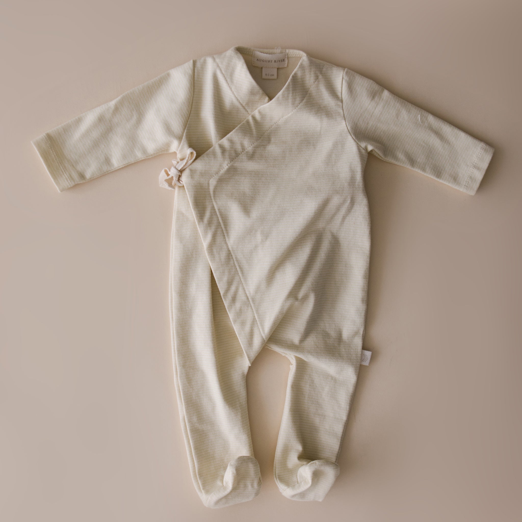 Cotton Footed Kimono  | Stripe