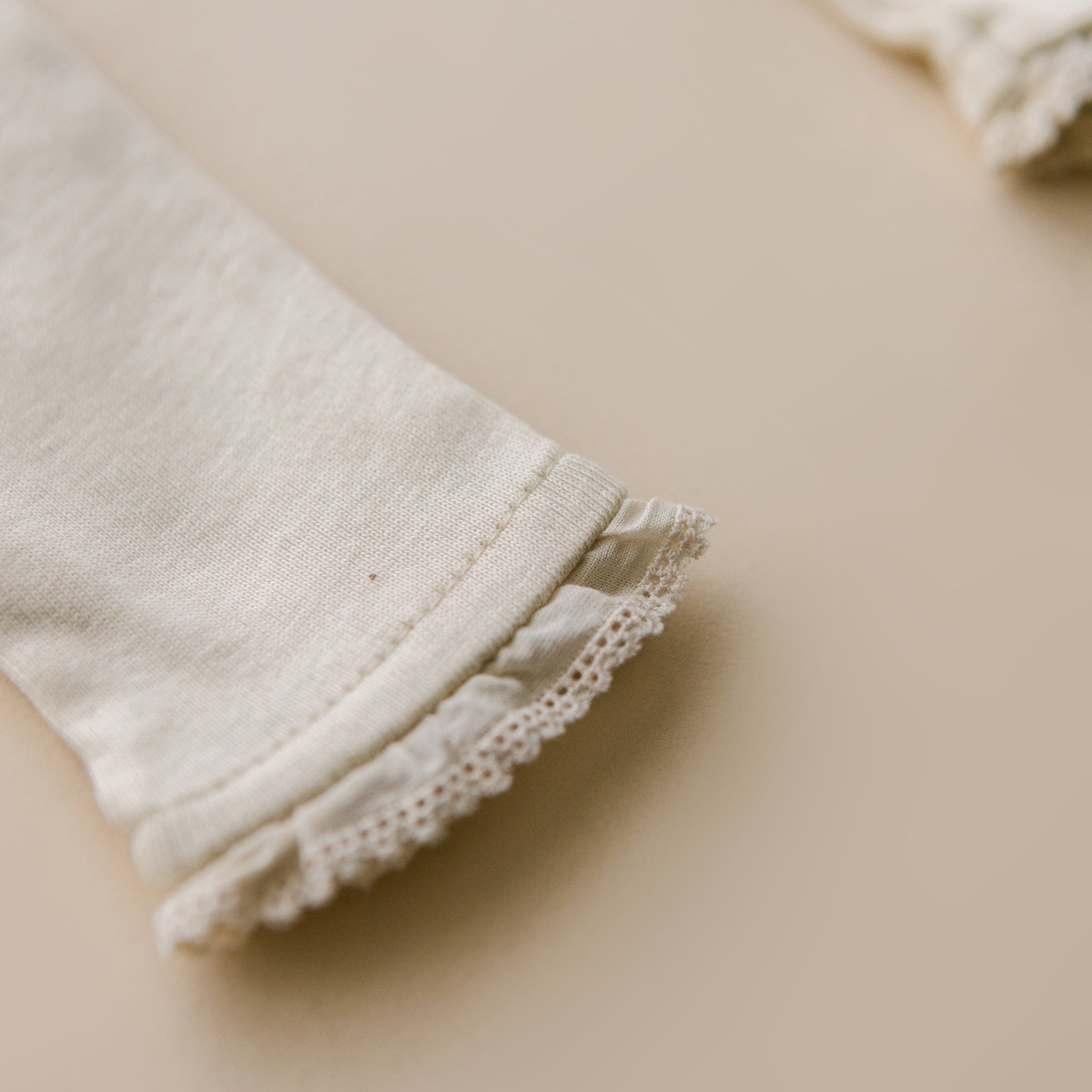 Lace High Belly Pant | Natural