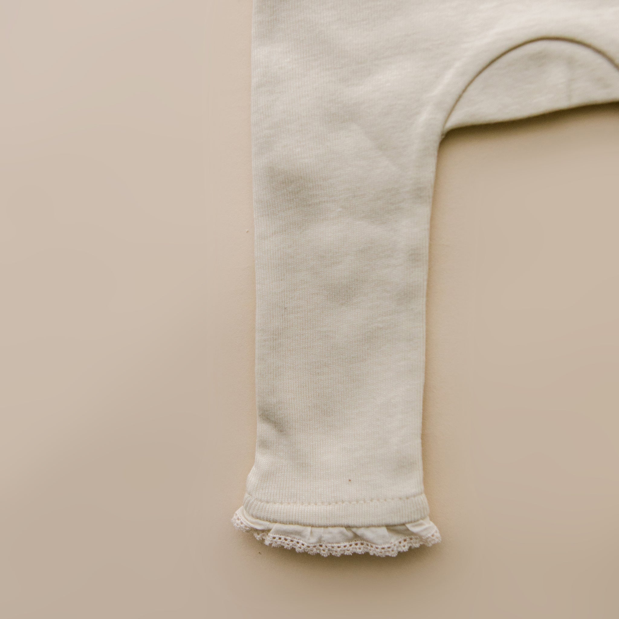 Lace High Belly Pant | Natural