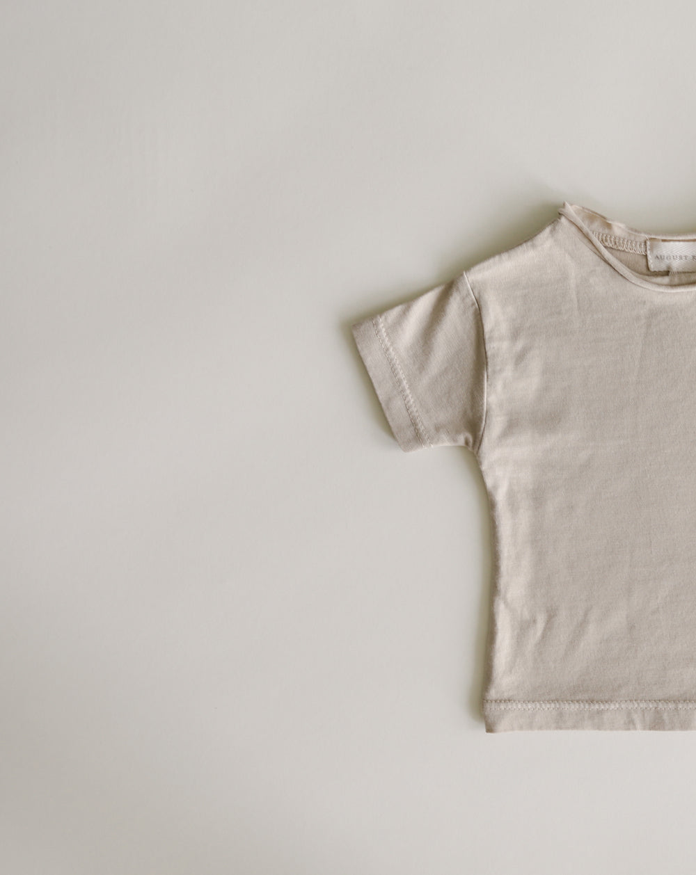 The Raw Edged Tee | Sand