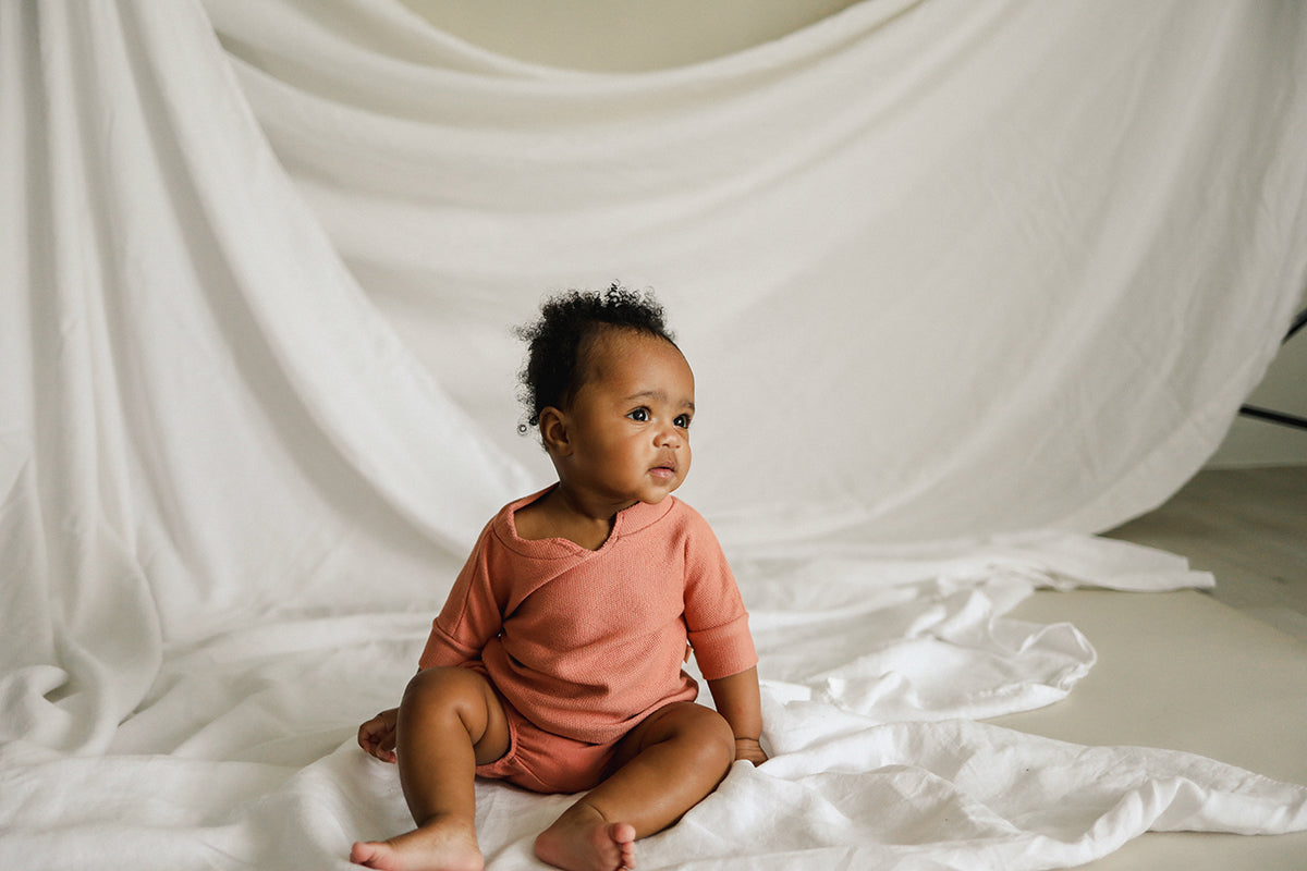 Organic Cotton Gauze Bloomer | Blush ** Clearance **