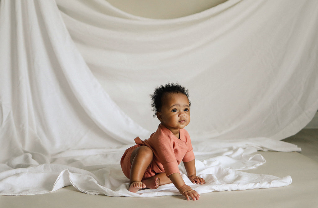 Organic Cotton Gauze Bloomer | Blush ** Clearance **