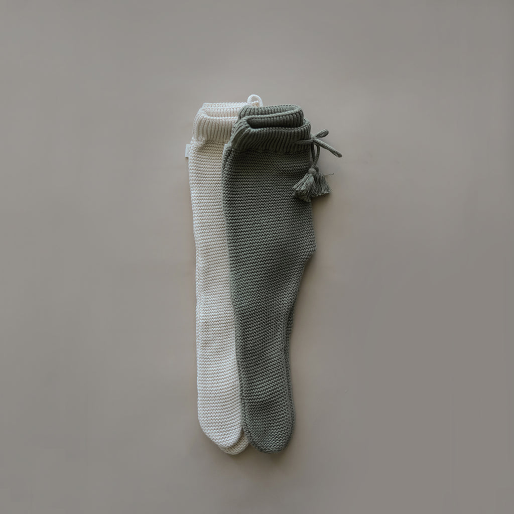 Knit Footed Pant | Olive
