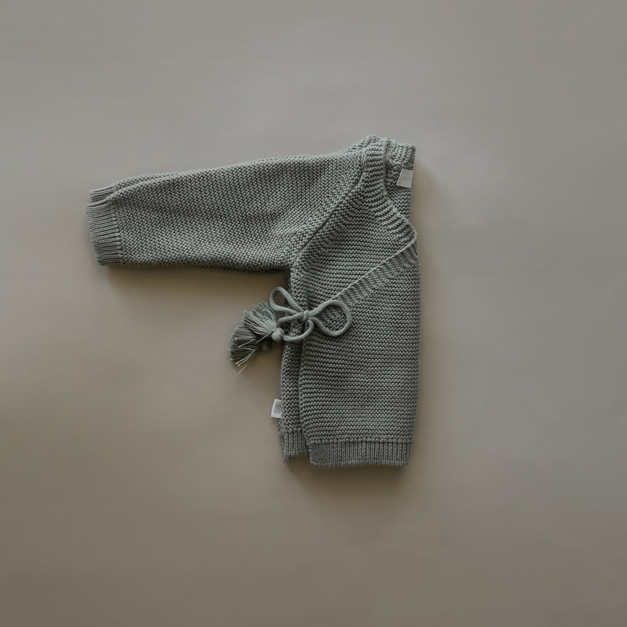 Knit Wrap Top | Olive