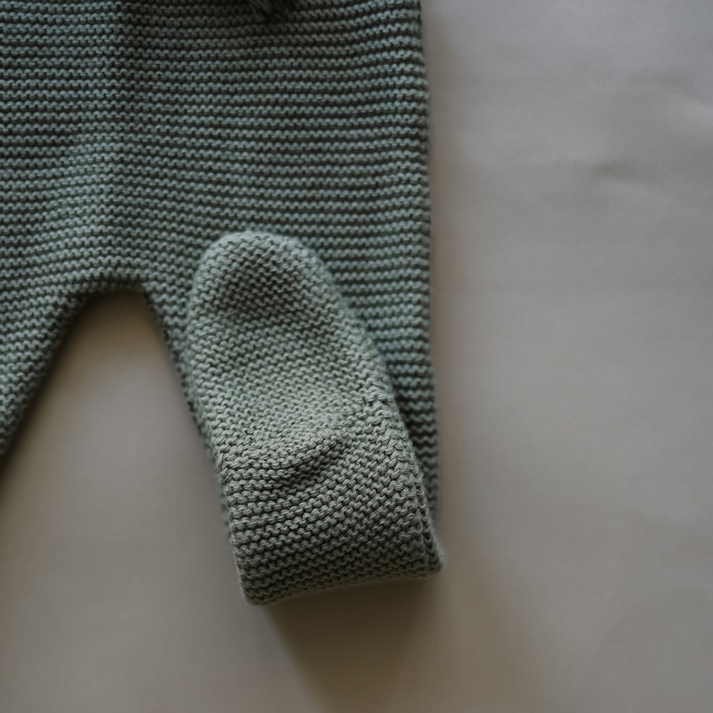 Knit Footed Pant | Olive