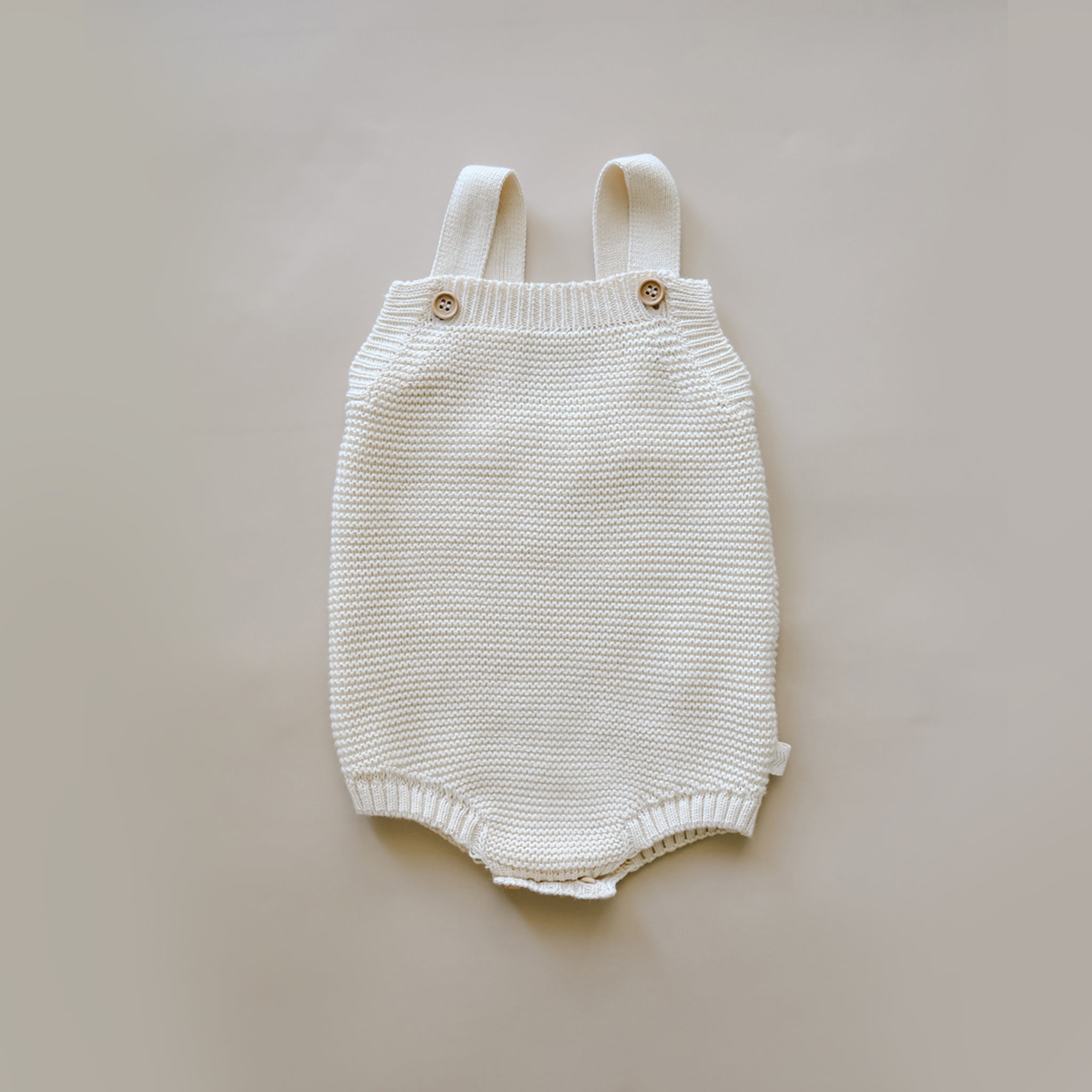 Knit Romper | Natural