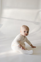 Terry Footed Kimono  | Ivory