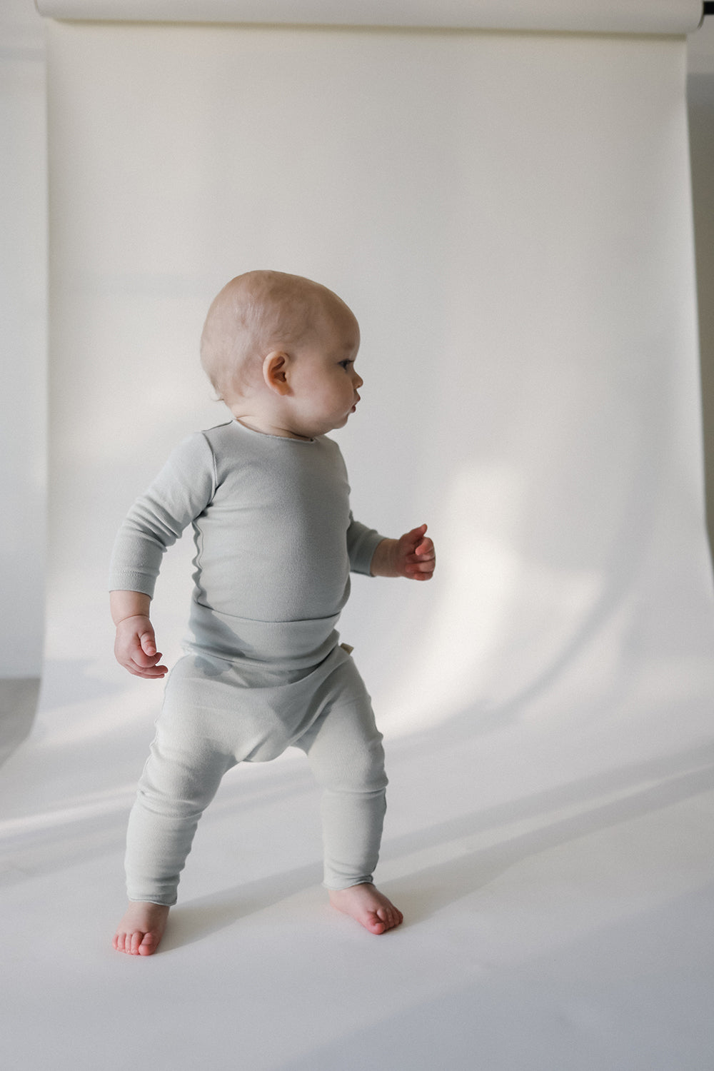 Raw Edged Onesie - Coast