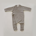 Terry Footed Kimono  | Taupe