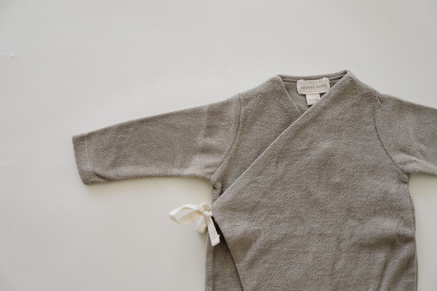 Terry Footed Kimono  | Taupe