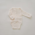 Terry Front flap Onesie | Ivory