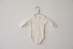 Raw Edge Onesie | Natural