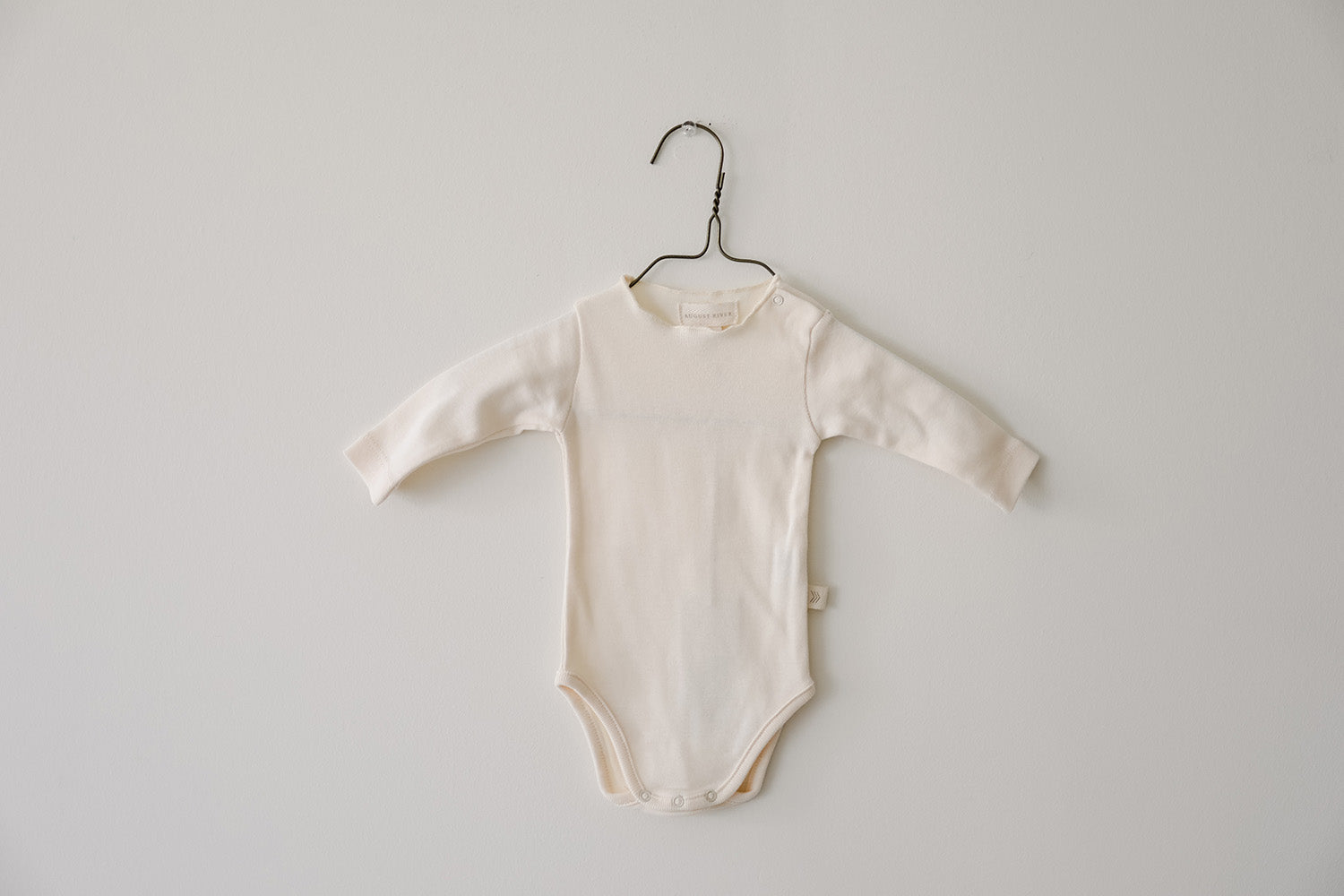 Raw Edge Onesie | Natural
