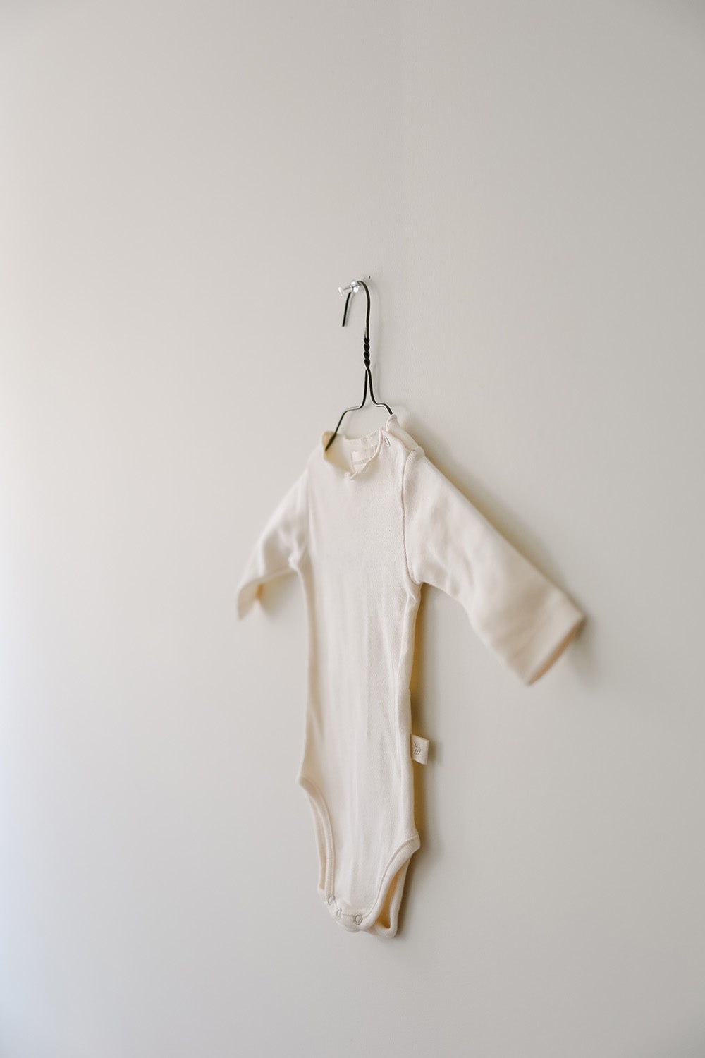 Raw Edge Onesie | Natural