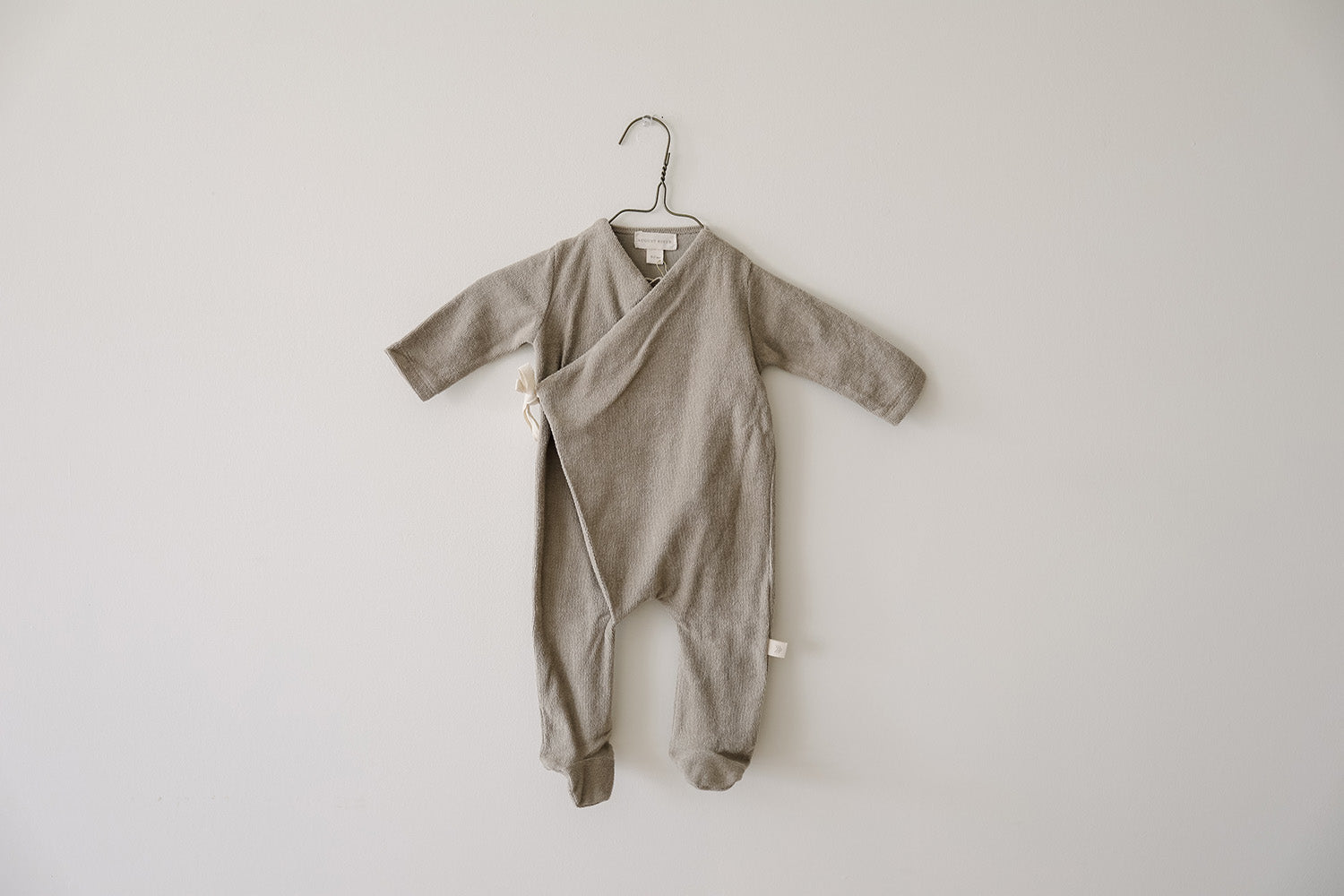 Terry Footed Kimono  | Taupe