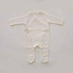 Terry Footed Kimono  | Ivory