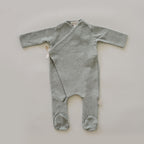 Terry Footed Kimono  | Coast