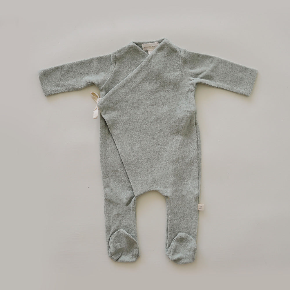 Terry Footed Kimono  | Coast