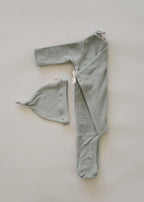 Terry Footed Kimono  | Coast