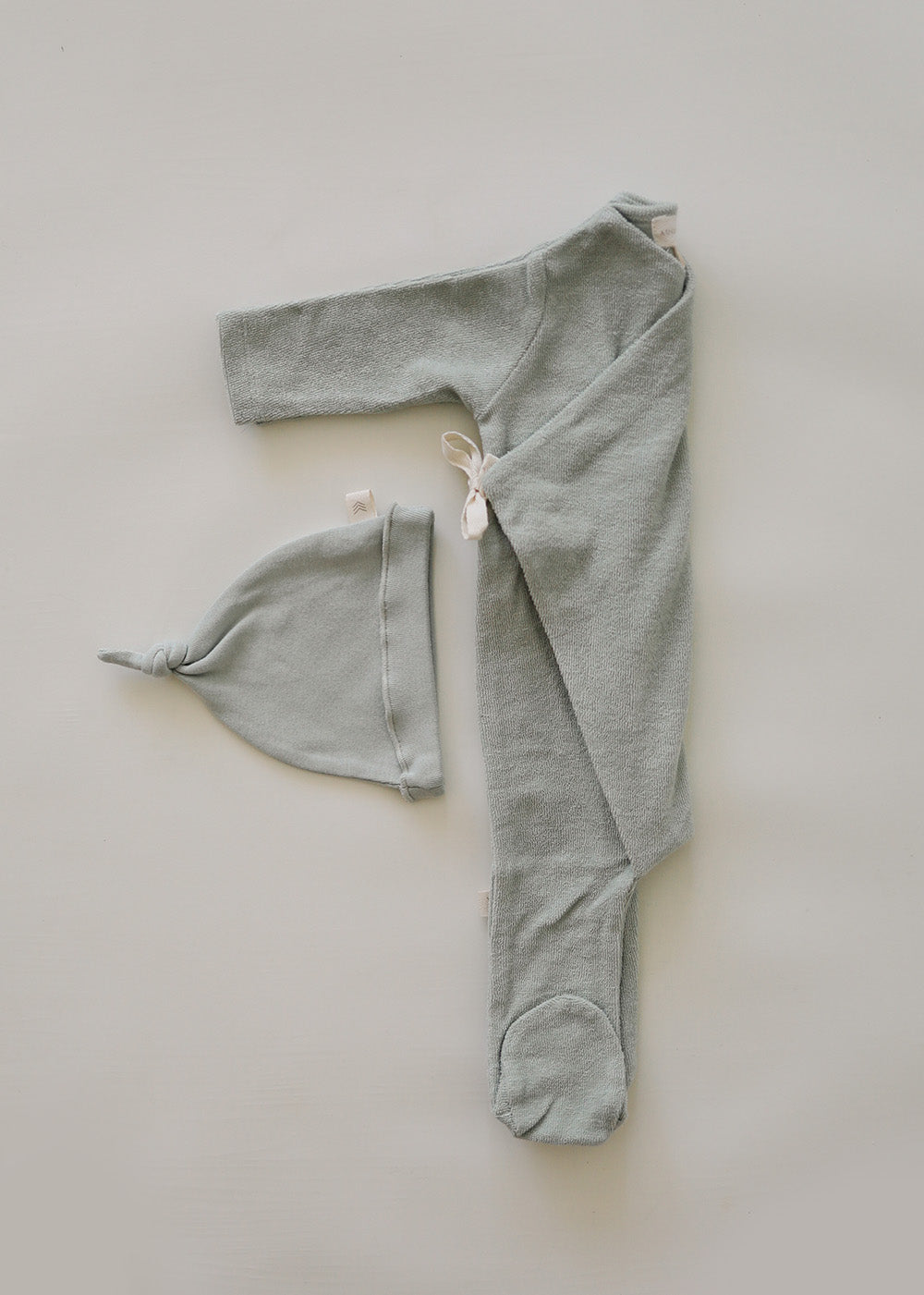 Terry Footed Kimono  | Coast