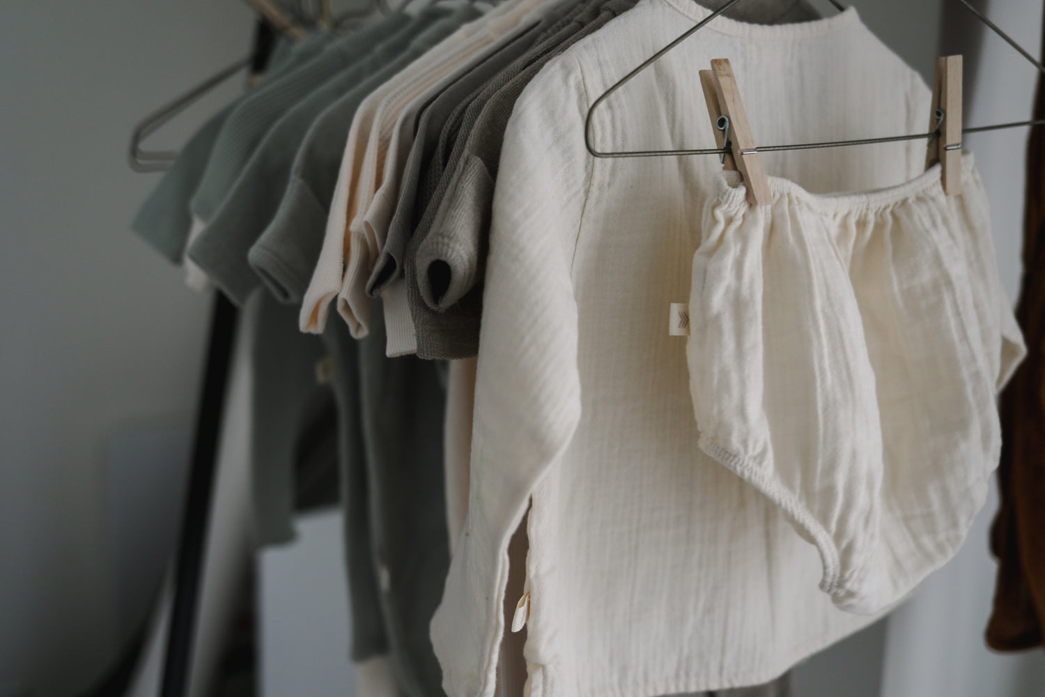 Organic Cotton Gauze Bloomer | Natural