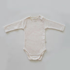 Raw Edge Onesie | Natural