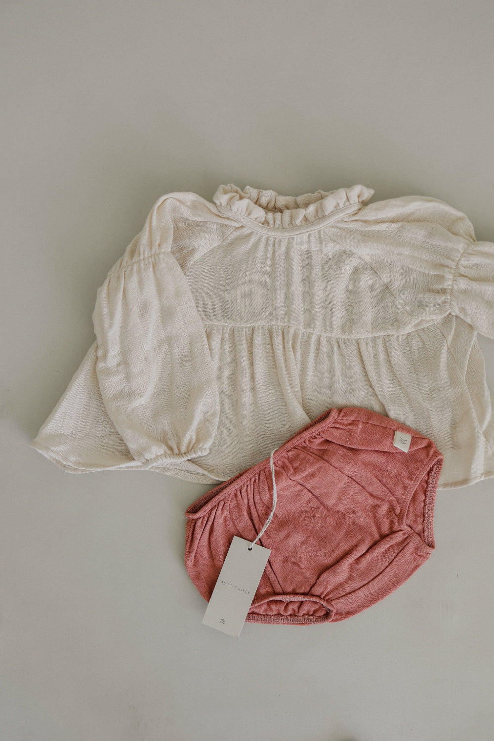 Organic Cotton Gauze Bloomer | Blush ** Clearance **