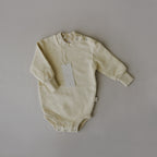Sweatshirt Romper | Buttercream