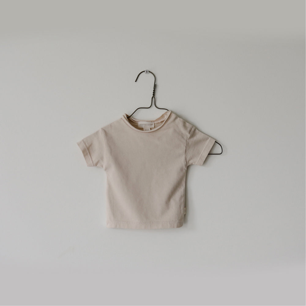 The Raw Edged Tee | Sand